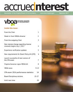 Bản tin mùa hè 2017